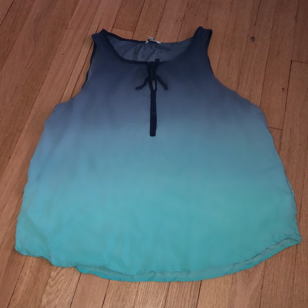 Blue tank top
